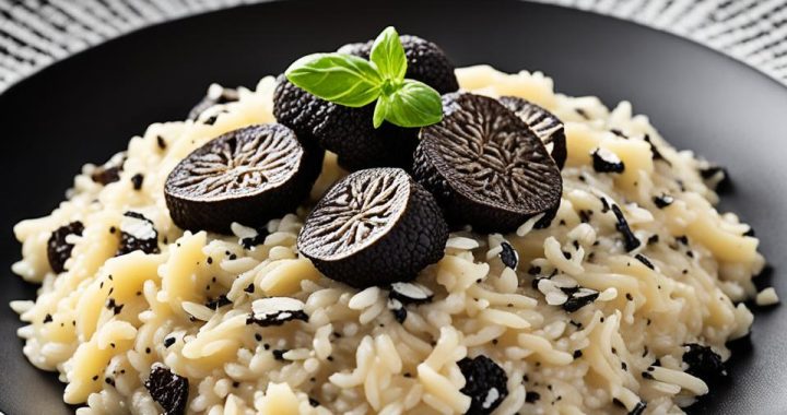 black truffle risotto