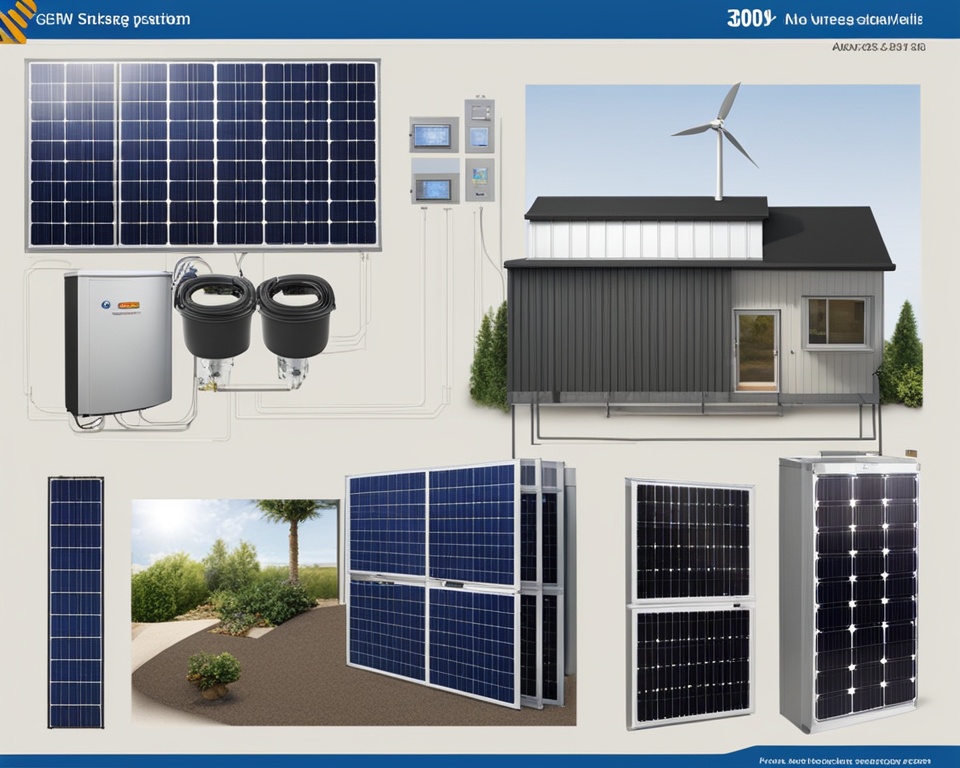 300 watt solar panel energy storage