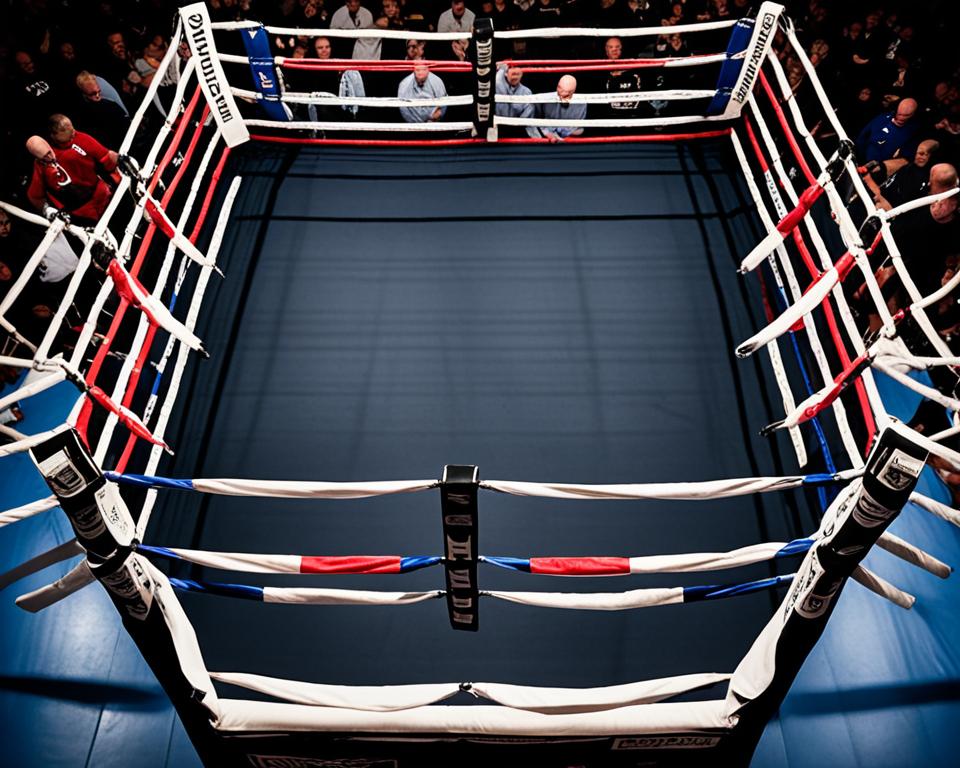 boxing ring as pugilistic platform