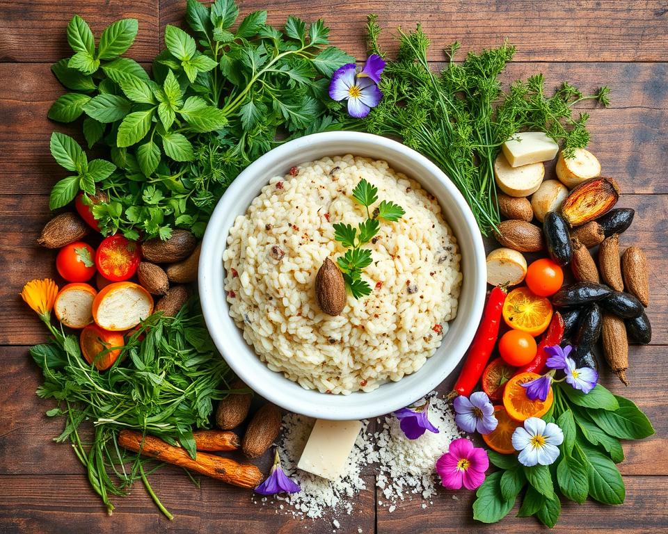 risotto garnishes